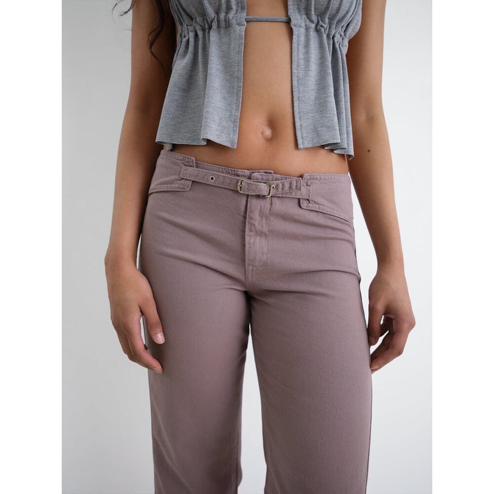 GIMAGUAS Nicole Trousers in Exclusive SSENSE Muted Mauve Colorway NWT EU36 US4 - Picture 2 of 9